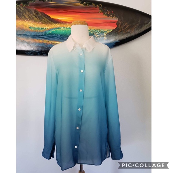 Acne Studios Tops - Acne Studios ombré long sleeve